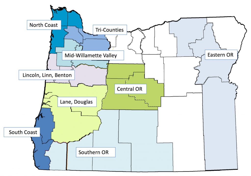 Oregons Regional Approach To Opioid Prevention Work Oregon Pain Guidance